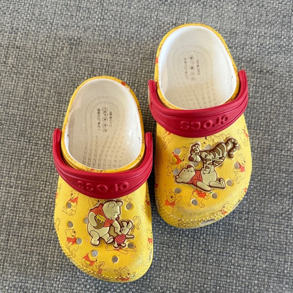 CROCS Kids' Yellow and Red Winnie the Pooh